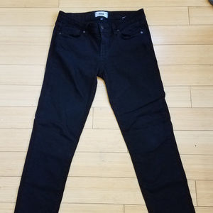 Black Paige Skyline Skinny Jeans, Size 28